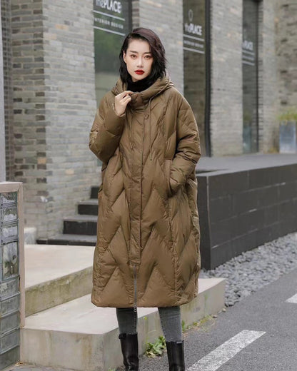 2023 New Slim Fit Casual Long Down Jacket