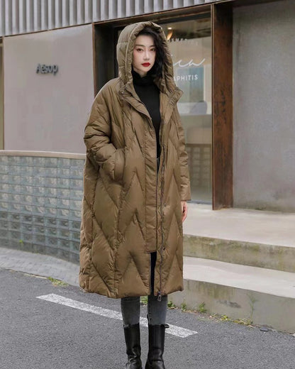 2023 New Slim Fit Casual Long Down Jacket